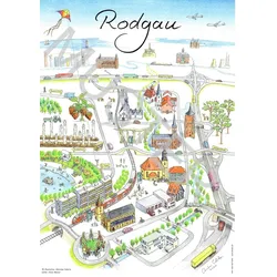 Rodgau-Bild. Rahmen A3 (ohne Bild)