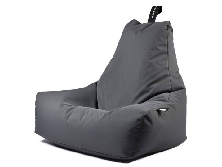 b-bag extreme lounging Sitzsack mighty-b Grey In & Outdoor