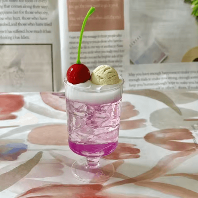 Inspire Picks Kawaii Retro Pudding Ornament Japanese Style Dessert Decor For Room & Photo Props soda Cup