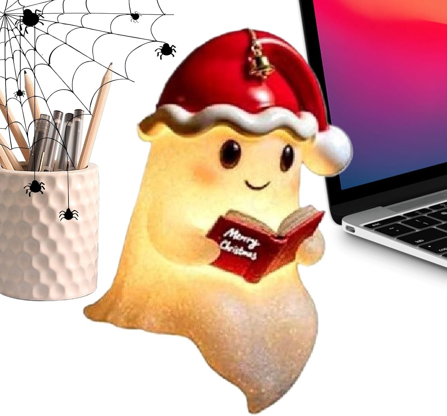 LED Halloween Ghost Nachtlampje met Oplaadbare Batterij