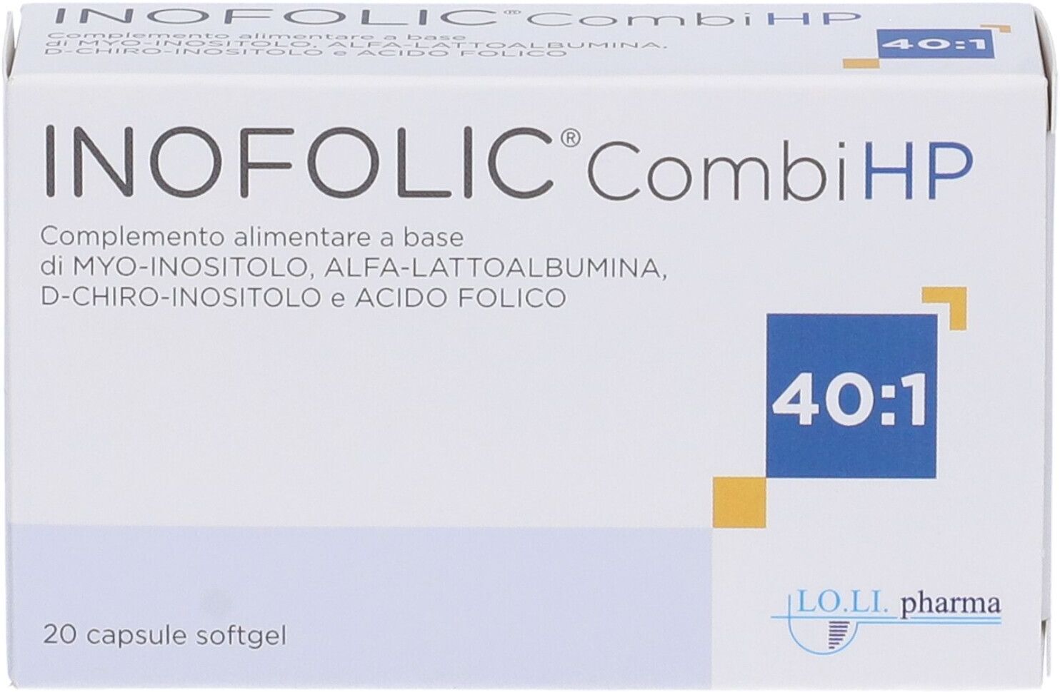 LO.LI.PHARMA Srl INOFOLIC Combi HP, 20 capsule