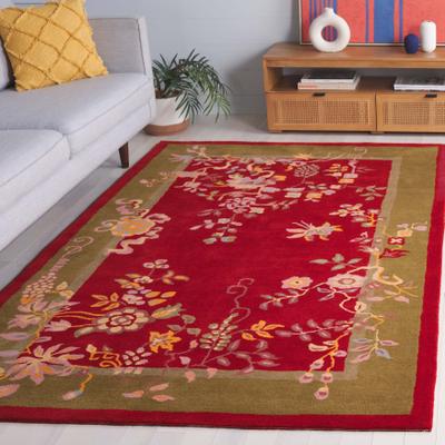 SAFAVIEH Handmade Metro Helgine French Country Wool Rug