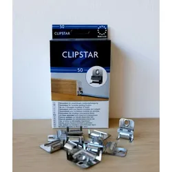 KWG BCL 50 Befestigungsclipse Clipstar für Steckfussleisten L-1060, 1061, 1062