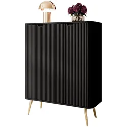 KOMMODE ZAIRA K103 zweitürig Schwarz