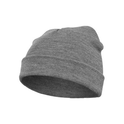 Beanie FLEXFIT "Flexfit Unisex Heavyweight Beanie", Herren, Gr. onesize, grau (hugerot), Kunstfaser, Mützen Beanie