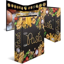 HERMA Motiv-Ordner A4 Pasta Packung mit 5 Stück