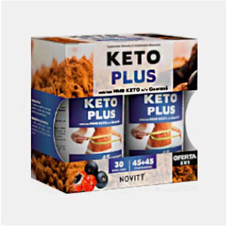NOVITY PACK KETO PLUS 45 + 45 COMPRIMIDOS