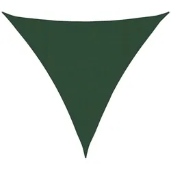 vidaXL Sonnensegel 160 g/m2 Dunkelgrün 4x4x4 m HDPE