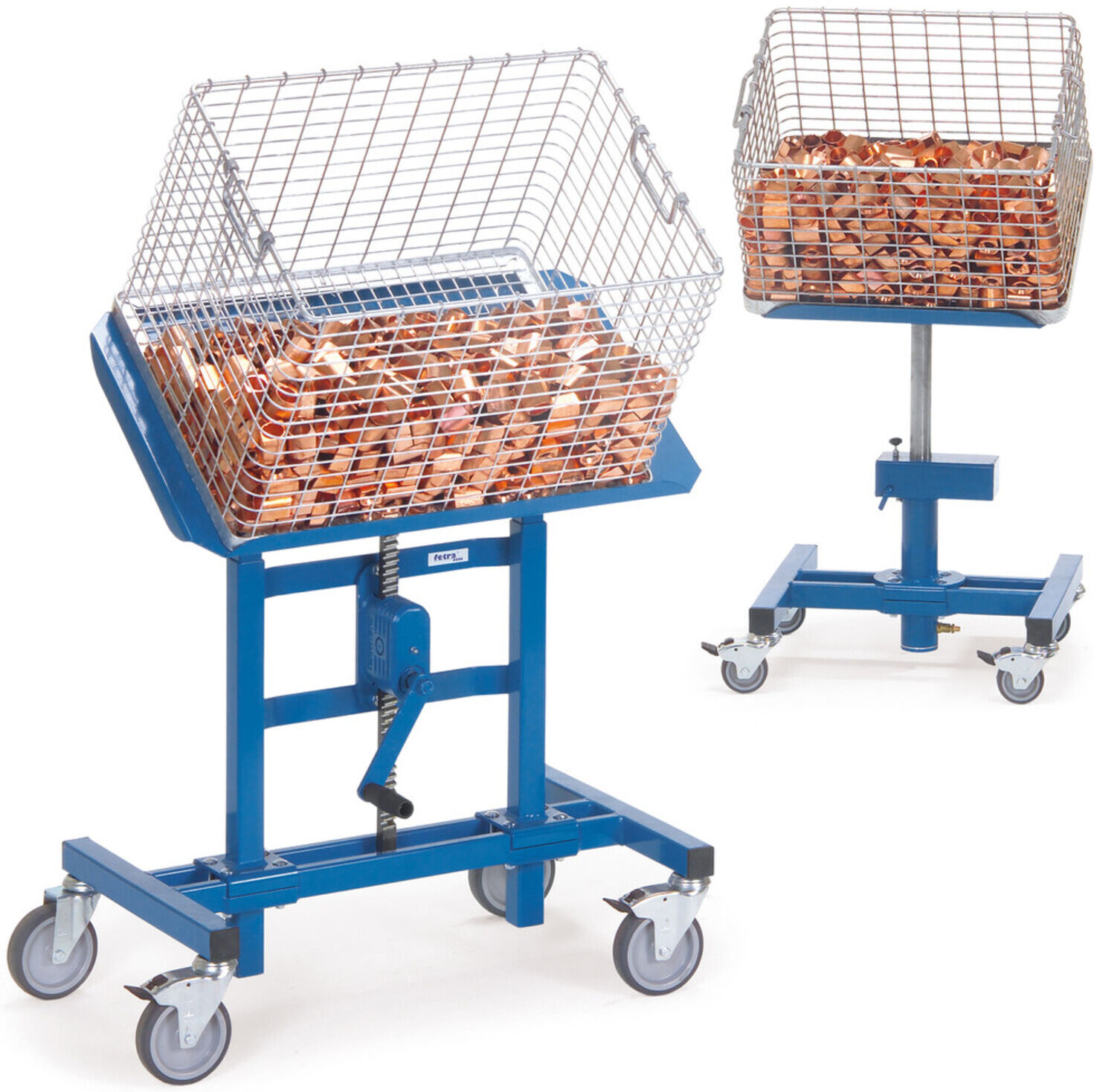 fetra Materialständer 3285, Tragkraft 250kg, neigbar, stufenlos höhenverstellbar)