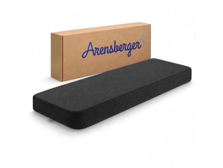 Arensberger LKW-Matratze aus Gelschaum, passend für Mercedes-Benz Actros MP4, 220 × 75 cm, 15 cm hoch, Bezug waschbar bis 60 °C