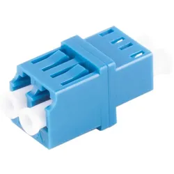 LWL-Verbinder Duplex LC-LC UPC OS2 blau RJ45 Style