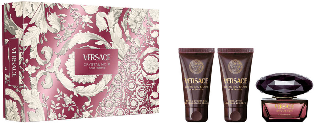 VERSACE Crystal Noir 50ml Eau De Parfum Gift Set