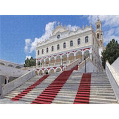 CALVENDO Puzzle Kirche Panagia Evangelistria, Tinos-Stadt, Insel Tinos | 1000 Teile Lege-Größe 64x48cm Foto-Puzzle für glückliche Stunden