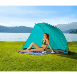 Berger Strandmuschel Basic Türkis