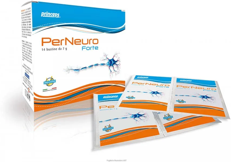PRINCEPS Srl Perneuro Forte - Supporto Psicologico e Cognitivo - 14 Bustine