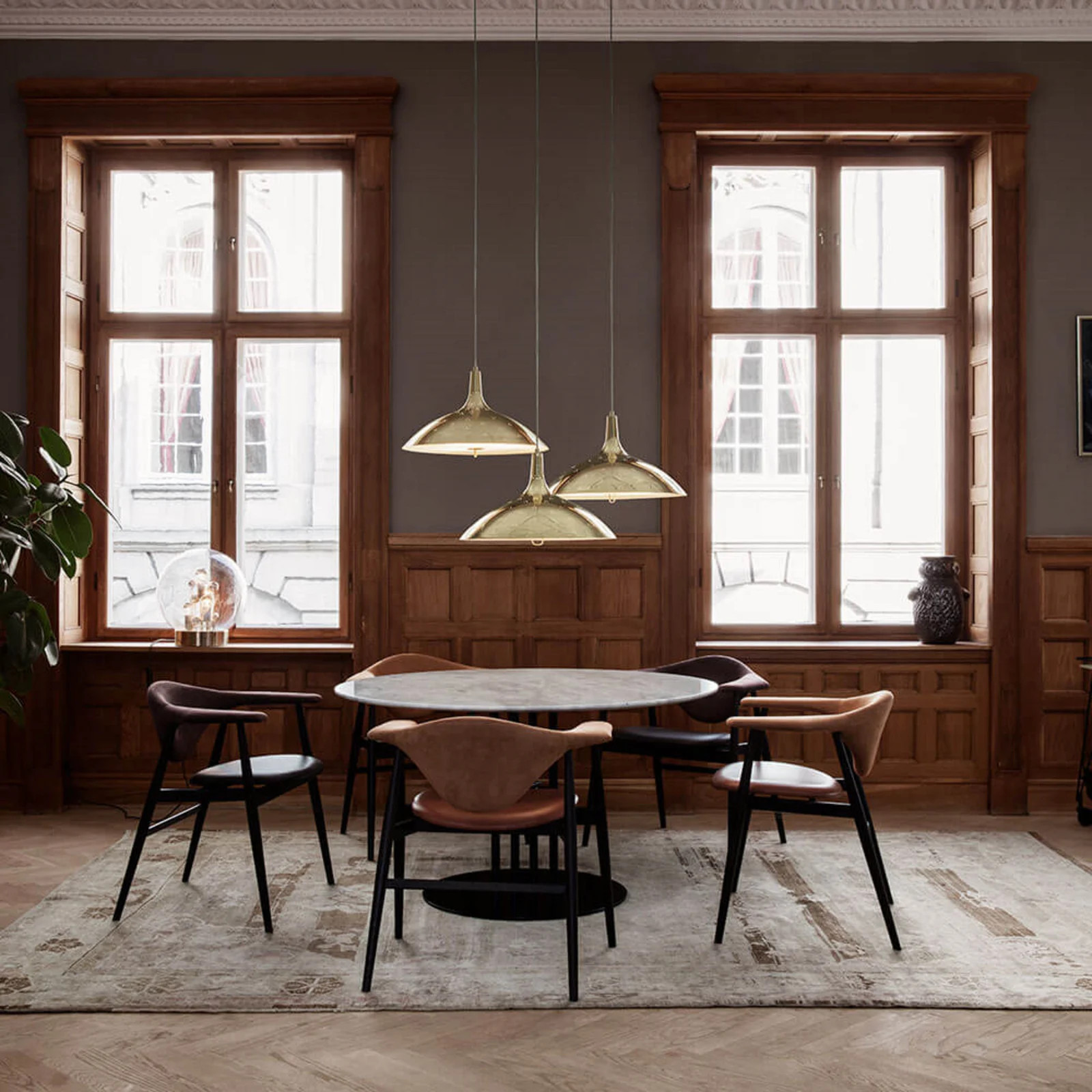 GUBI 1965 Hanglamp Geelkoper Metaal