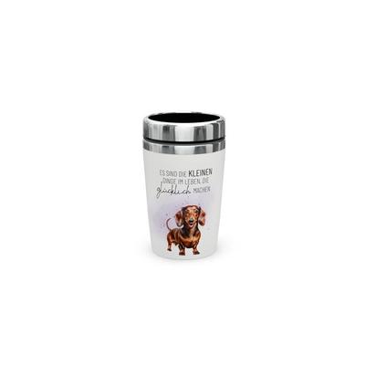 Becher to go 240ml Dackel