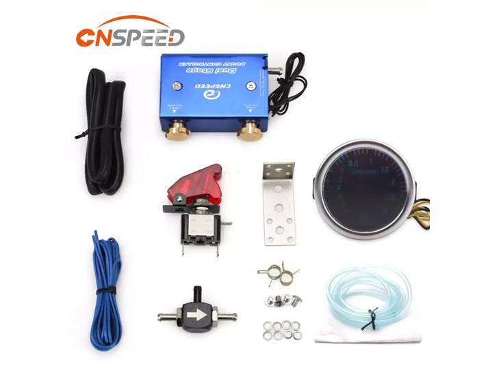 Jauge Turbo Boost universelle 2 52mmCar Auto LED 12V, pointeur PSI & BAR avec turbocompresseur, contrôleur électronique Boost