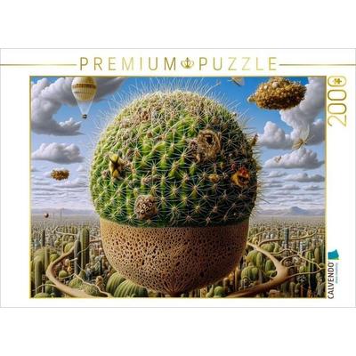CALVENDO Puzzle Kugelkaktus-City und Urban Jungle | 2000 Teile Lege-Größe 90x67cm Foto-Puzzle für glückliche Stunden