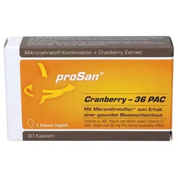 PROSAN Cranberry 36 PAC Kapseln 30 St
