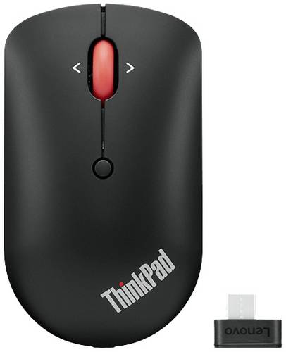 Lenovo ThinkPad Compact Maus Bluetooth Optisch Schwarz 4 Tasten 800 dpi, 1600 dpi, 2400 dpi