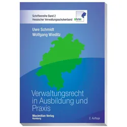 Verwaltungsrecht in Ausbildung und Praxis, Fachbücher von Uwe Schmidt, Wolfgang Wieditz
