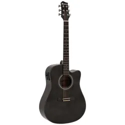 DIMAVERY STW-90 Westerngitarre, vintage black