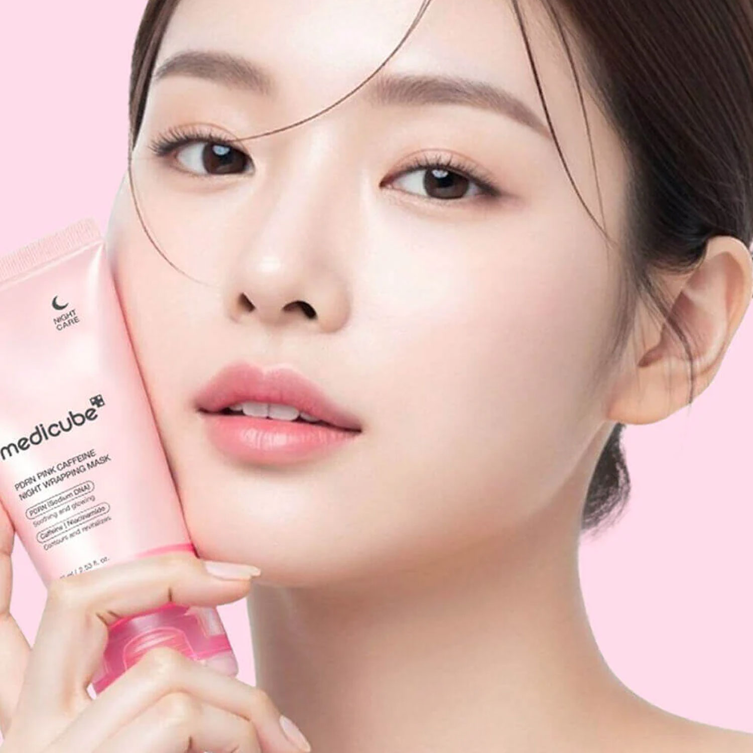 MEDICUBE PDRN Pink Caffeine Night Wrapping Mask 75ml