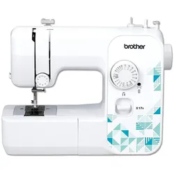 Brother X17S, Nähmaschine, Blau, Weiss
