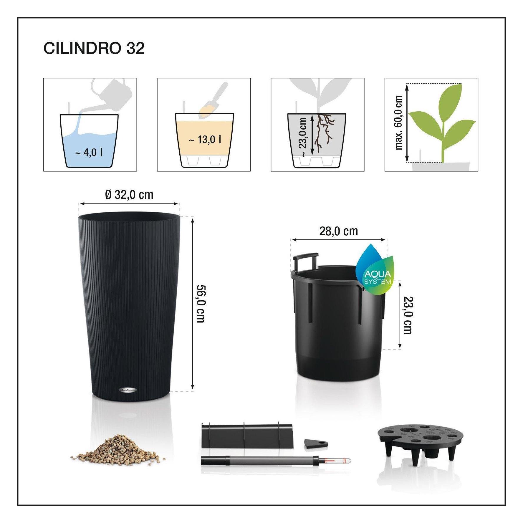 Lechuza CILINDRO Cottage All-In-One (15360)