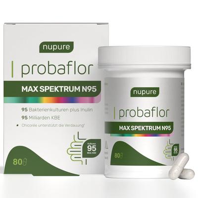 Nupure probaflor Max Spektrum N95 magensaftr.Kaps. 80 St Kapseln magensaftresistent