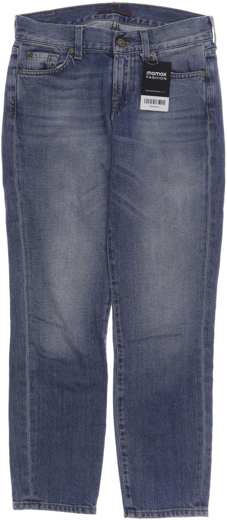 7 for all mankind Damen Jeans, Blau, Gr. W24, Baumwolle - Second Hand