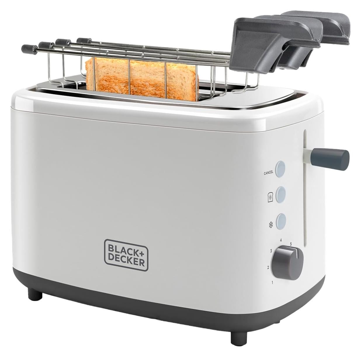 Black & Decker BXTOA820E broodrooster, Wit, 820 W