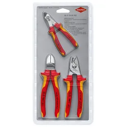 KNIPEX 00 31 30 BK V02 Elektro-Schneidset
