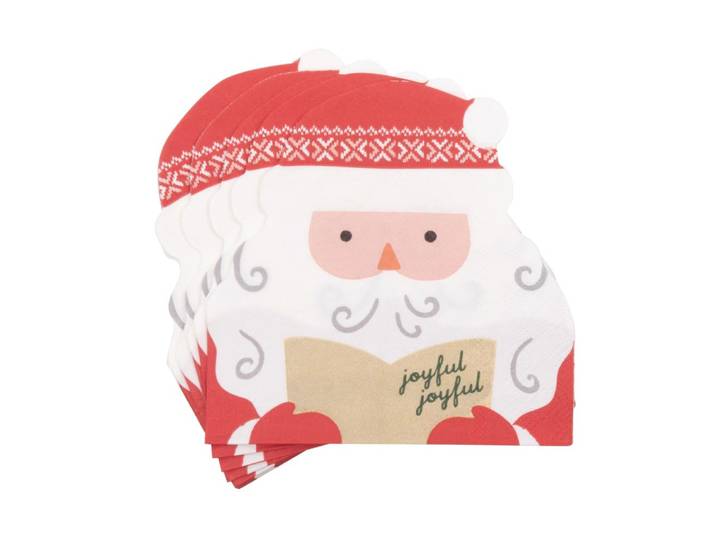 20-er Pack Papierservietten Weihnachtsmann