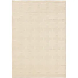 benuta Pop Kurzflor Teppich Cini Beige 120x170 cm - Moderner Kurzflor-Teppich für Wohnzimmer
