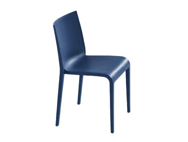 ET AL set de 4 chaises NASSAU 533 (Bleu Capri - Polypropylène)