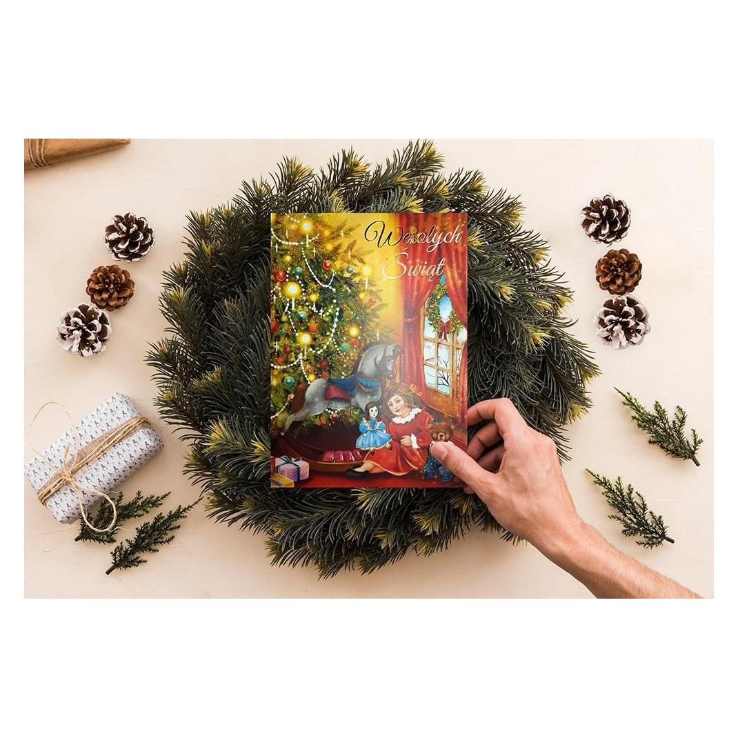 Henry Holt Karte B6 BN Weihnachtsbaum mit Spielzeug (41945422)