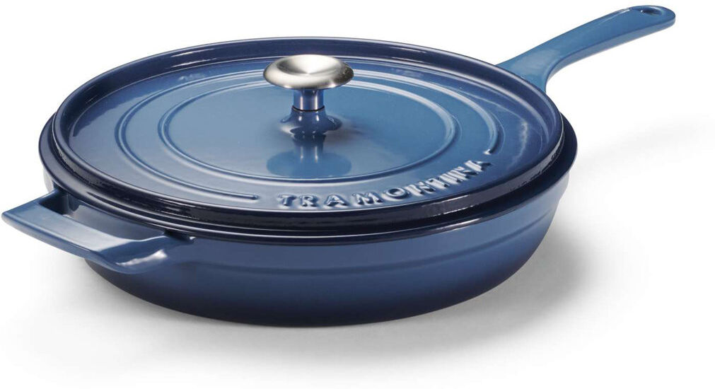 Tramontina Enamelled Cast Iron Saute Pan 30 cm Blue 3.7L