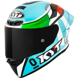 Kyt, Motorradhelm, Casque intégral TT-Revo Leopard Replica Tricolore (S)