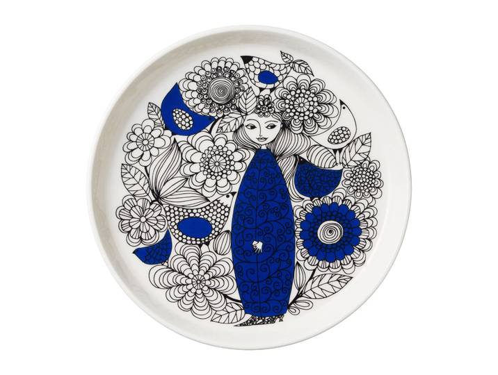 Arabia Assiette Pagrandaali Ø19 cm Bleu