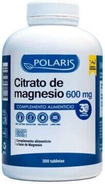 Polaris Citrato de Magnesio 600 mg 300 Tabletas
