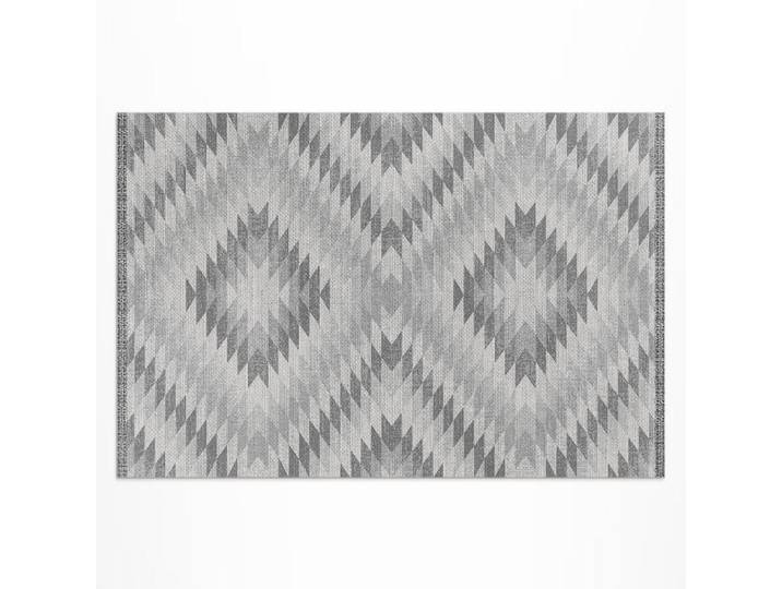 Wallfluent Teppich 100x150 cm Türkisches Dekor Stoffoptik, Hellgrau, Kunststoff, 100x150 cm, Teppiche und Böden, Teppiche