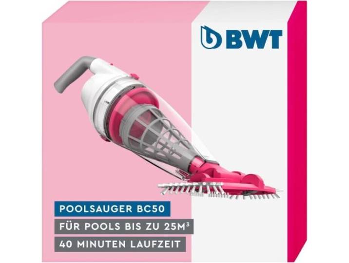 BWT BC50, Manuelles Vakuum, Pool, Weiß, 0,65 l, 25 m³, 3 m