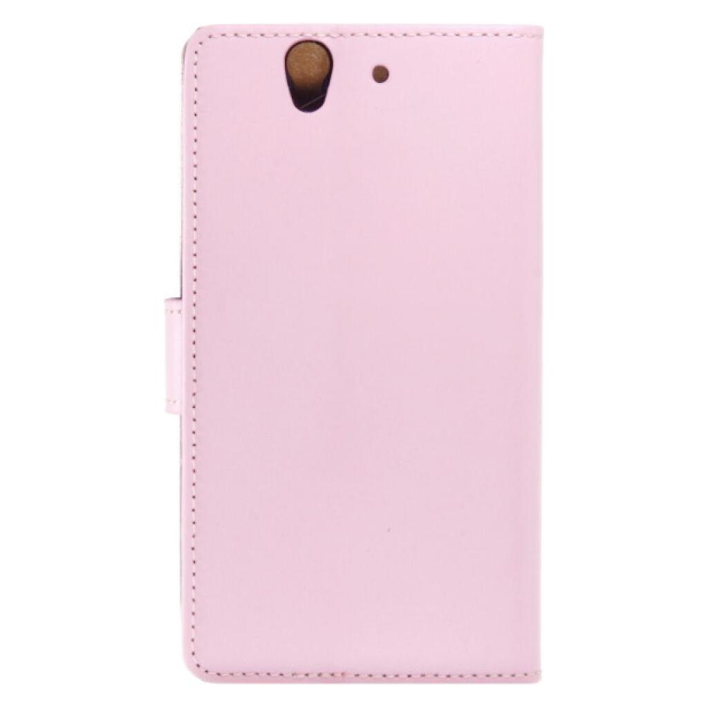 OEM Slim Leather Book Case for Sony Xperia Z - pink 4250710507894 (Sony Xperia Z) (25445272)
