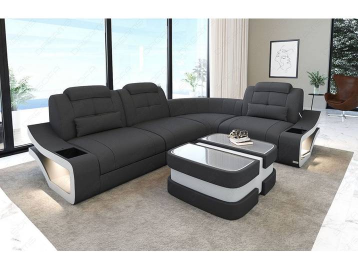 Stoff Ecksofa Elena L-Form