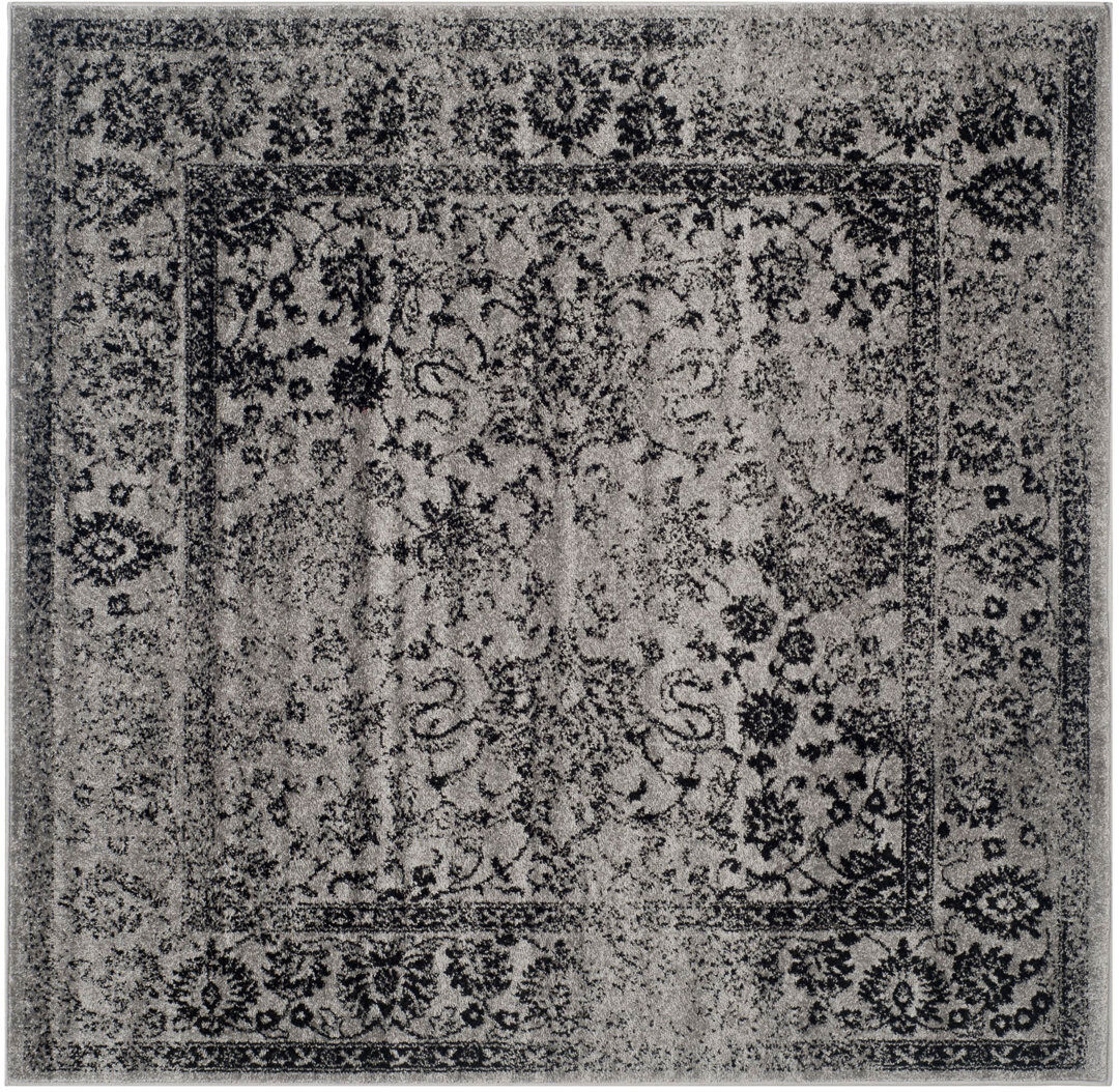 Latitude Vive Stromsburg Area Rug Black Square 182 cm