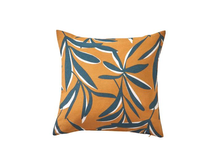 Housse de coussin imprimé feuillage - Blancheporte