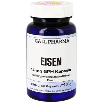 Eisen 14 mg GPH Kapseln 60 St