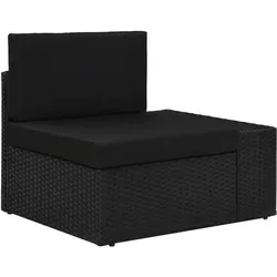 vidaXL, Gartenlounge, Habelin (Sofa-Eckteil (Armlehne links) + Sofa-Eckteil (Armlehne rechts) + Couchtisch)